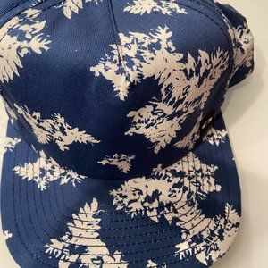 Oakley Blue White Floral Snapback Trucke